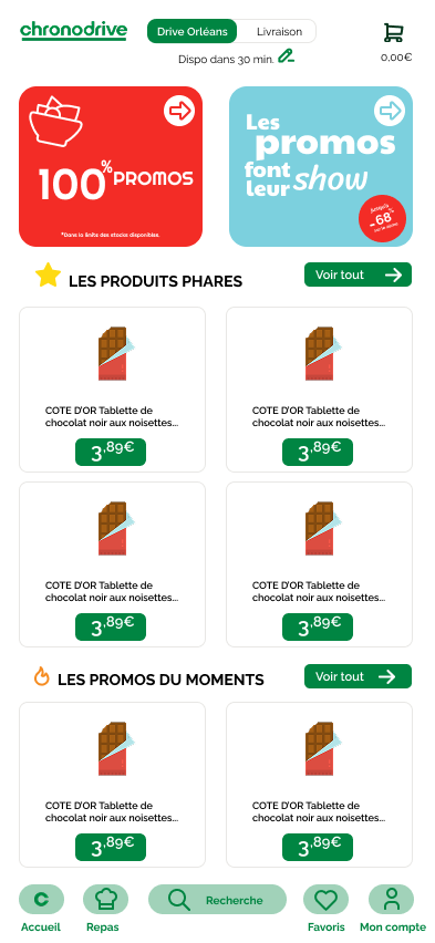 Chronodrive – visuel principal