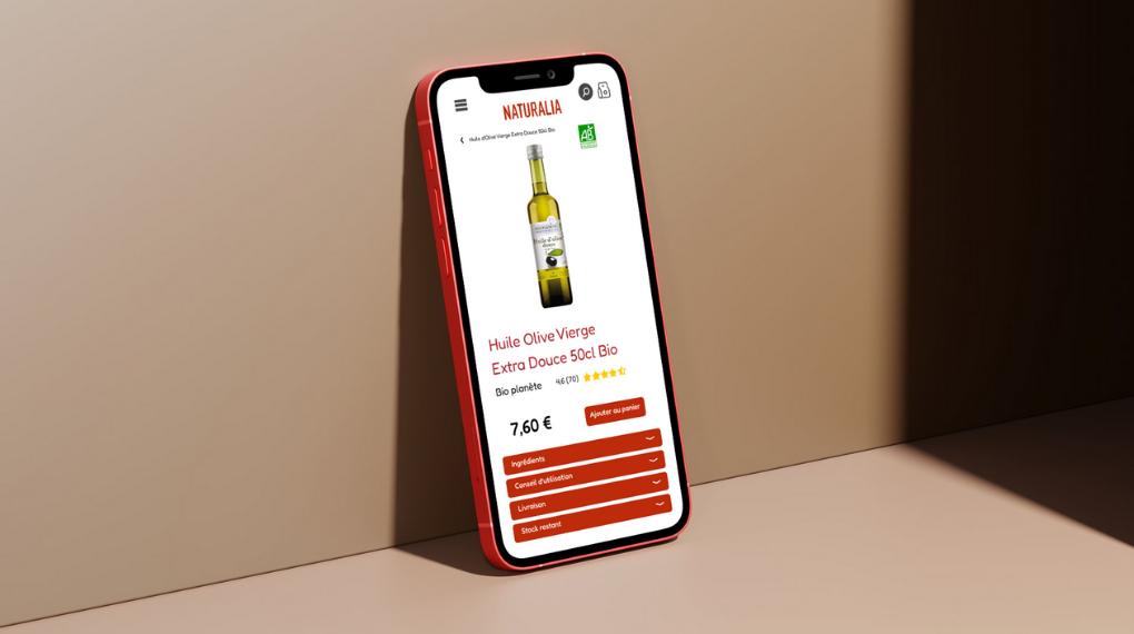 Naturalia – projet webdesign UX UI